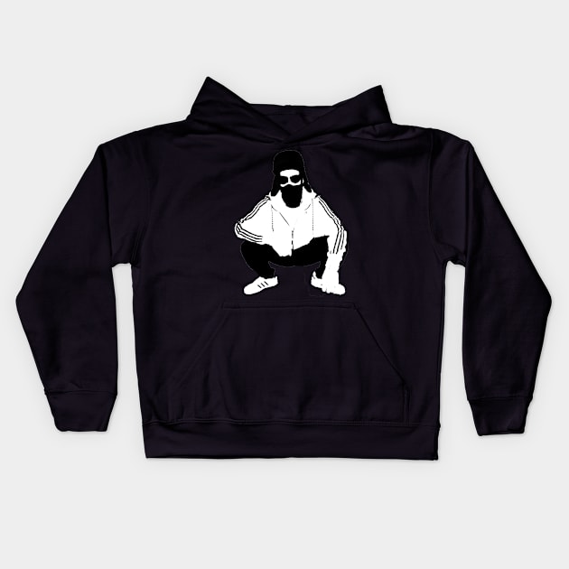 Cyka Blyat Slav Squat Kids Hoodie by Daytone